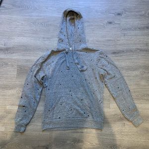 CHRLDR Gray Splatter Paint Hoodie - SIZE SMALL